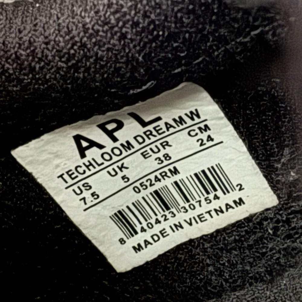 APL‎ Black and White Techloom Dream W Sneakers US 7.5